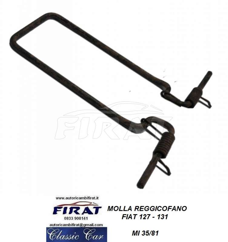 MOLLA REGGICOFANO FIAT 127 - 131